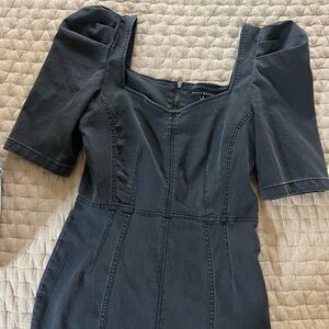 Black Denim Dress